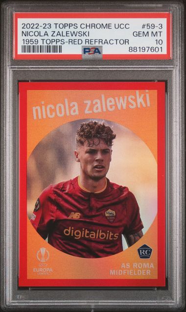 Nicola Zalewksi - Rookie 1959 TOPPS Red /5 - PSA 10 - TOPPS Chrome UCC 2022/23