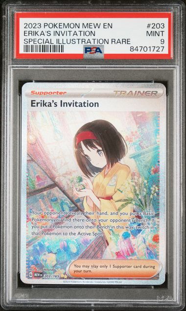 Erika's Invitation - PSA 9 - Special Illustration Rare - Pokemon 151 203/165 - Pokemon