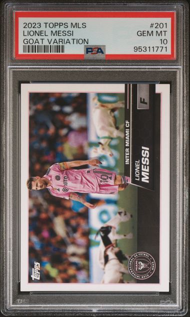 Lionel Messi - Goat Variation - PSA 10 - TOPPS MLS 2023