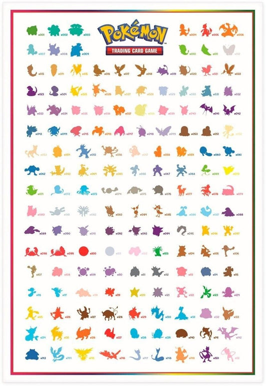 Pokemon 151 Poster - Large Double Sided A3