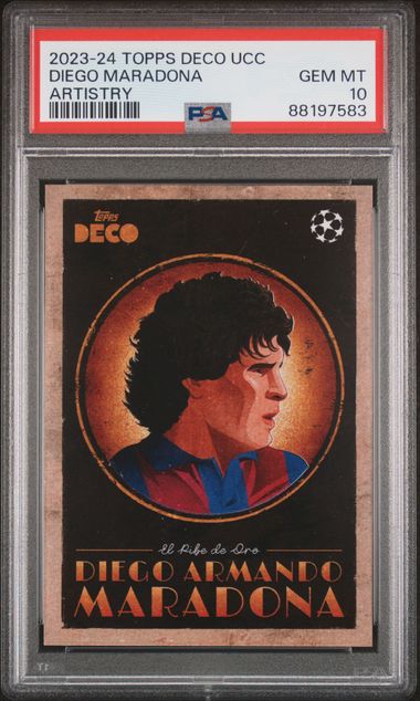 Diego Maradona - Artistry - PSA 10 - TOPPS Deco UCC 2023/24